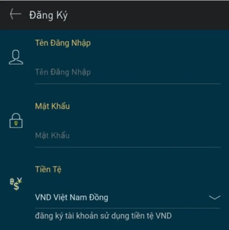 điền thông tin đăng ký W88