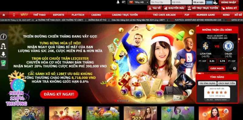 12BET - Nhà cái thưởng free bet cho thành viên