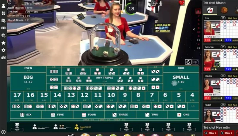 Thông tin về game bài tài xỉu trực tiếp