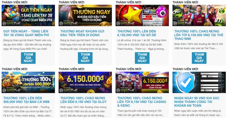 Siêu Ưu Đãi Khi Chơi Casino W88