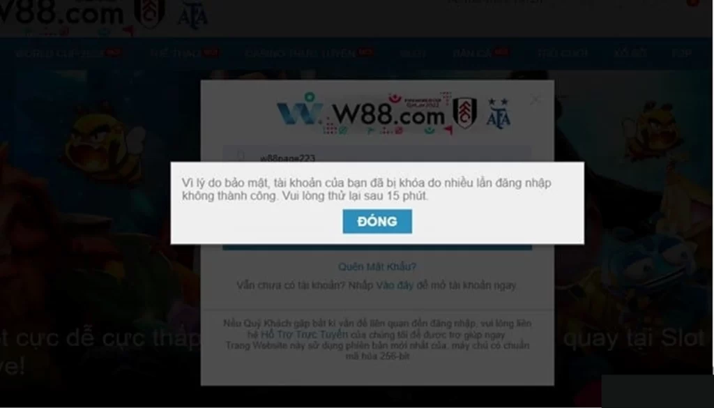 Cách Lấy Lại Tài Khoản W88 Mới Nhất