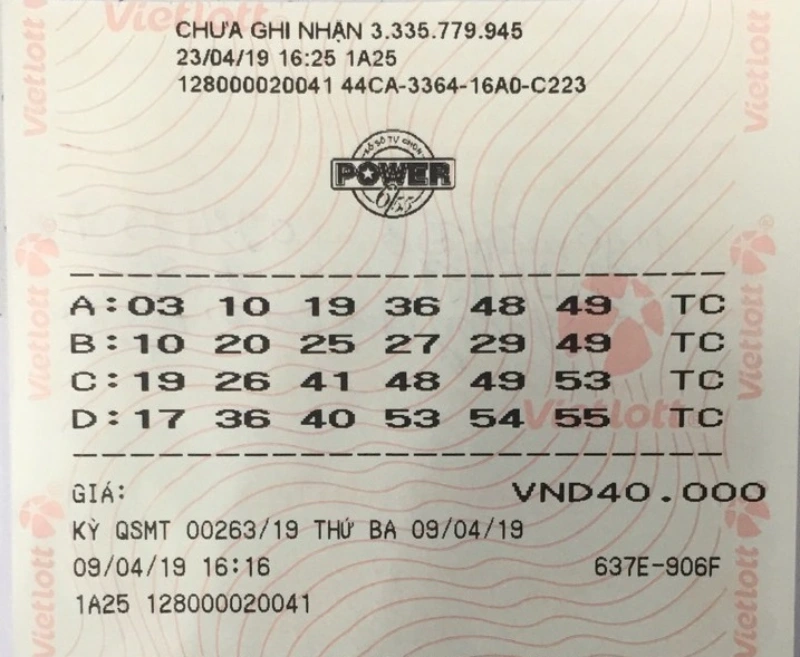 Anh em có thể chơi xổ số jackpot chỉ với 1 vé