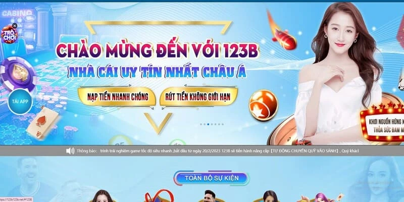 Nhà cái 123b - Trang cá cược luôn tiên phong theo xu hướng