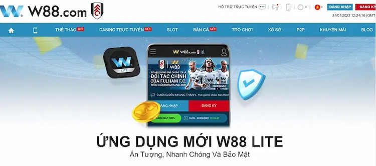 đăng nhập W88