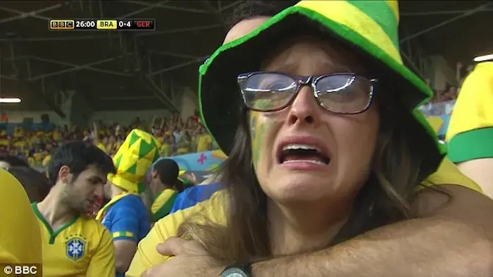 Brazil 1-7 Đức (Bán kết, Brazil 2014)