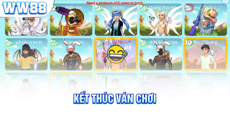 Kết thúc ván chơi